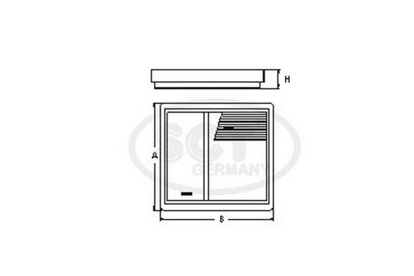 SCT GERMANY Ilmansuodatin SB 2149